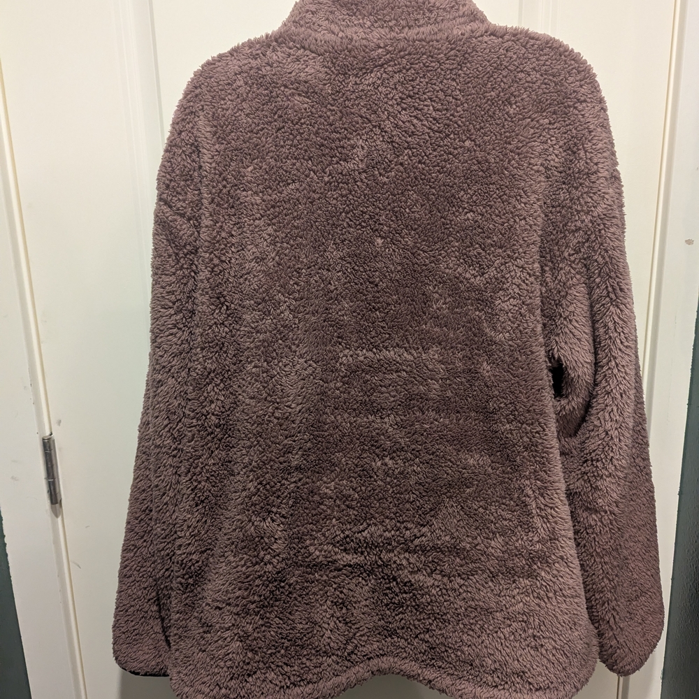 PINK Victoria's Secret Sherpa 1/4 Zip Pullover - Picture 3 of 6